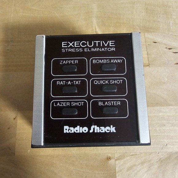 Vintage 1980's Executive Stress Eliminator Radio Shack 6 Sound Effects  60-2214 - Picture 1 of 7
